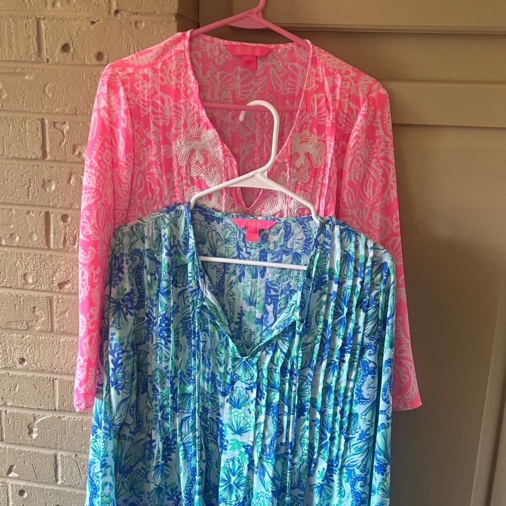 Lilly Pulitzer Blouses Lot of 2